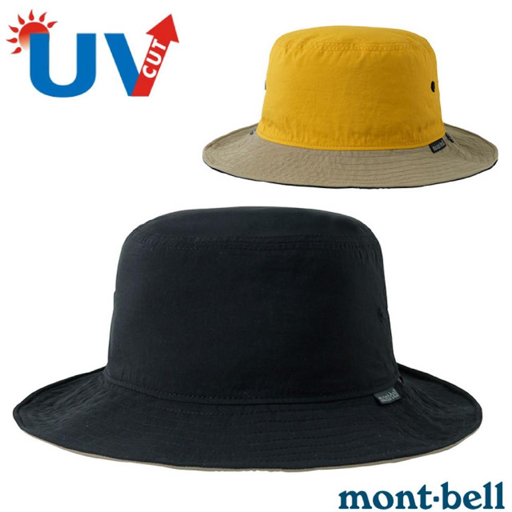 【mont-bell 日本】REVERSIBLE HAT 透氣防曬雙面圓盤帽.漁夫帽/1118694 BK 黑✿30E010